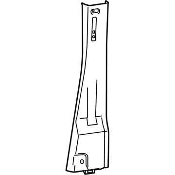 Mopar 1YA74LA6AA Molding B Pillar Upper
