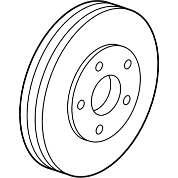 Dodge 68227774AB ROTOR Brake Front
