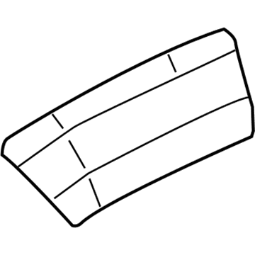 Ram 5NP38LAHAA MOLDING Wheel Opening Flare Front