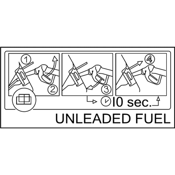 Jeep 57008463AA LABEL Fuel