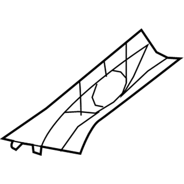 Ram 5RM901C1AC MOLDING A PILLAR Includes Screw Caps