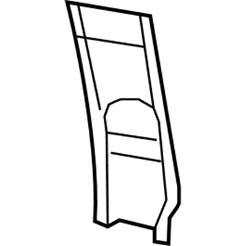 Mopar 1DX60DX9AA Molding C Pillar Upper