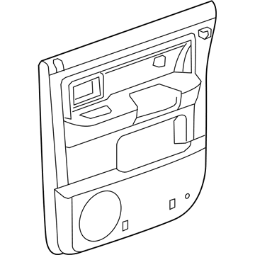 Ram 5HS161DVAD PANEL Rear Door Trim