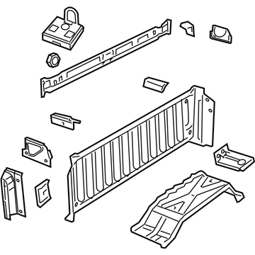 Ram 68249384AA PANEL Box Side Inner