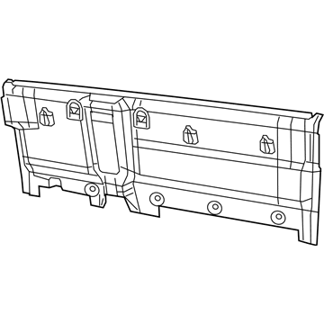 Ram 6UN68TX7AA PANEL Cab Back Trim