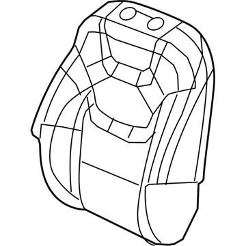 Jeep 6SS72CV5AA COVER Front Seat Back