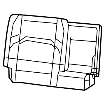 Jeep 6YQ34LA3AA COVER Rear Seat Back Right