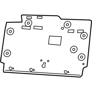 Jeep 68465612AA PANEL Seat Back
