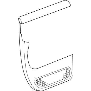 Dodge 5JV20BD5AB PANEL Rear Door Trim