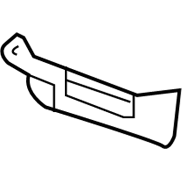 Chrysler 68305244AA SPAT Front Fascia