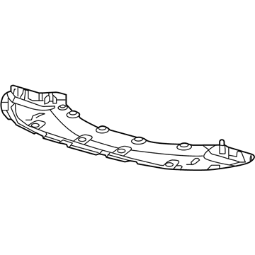 Chrysler 68273160AF BELLY PAN Extension Front