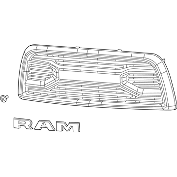 Ram 2500 Grille - 6NE51SZ7AA
