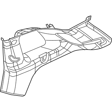 Jeep 1UD04DX9AF PANEL Quarter Trim Upper