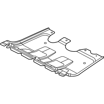 Jeep 68307352AB SKID PLATE Front