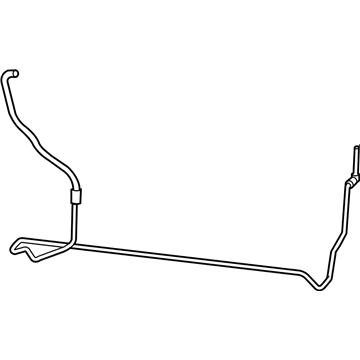Jeep 68078359AL HOSE Power Steering Return Gear to Reservoir