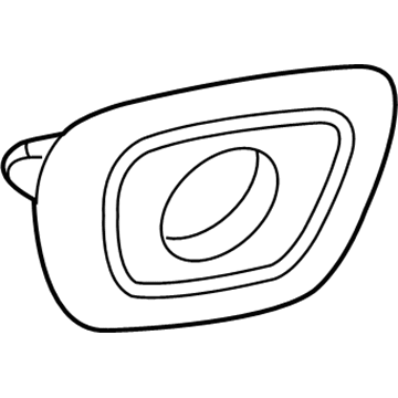 Dodge 1UX64CDMAA Bezel - Back Up Camera