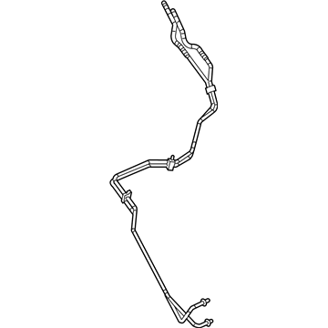 Ram 68231457AC HOSE AND TUBE Oil Cooler Pressure and Return