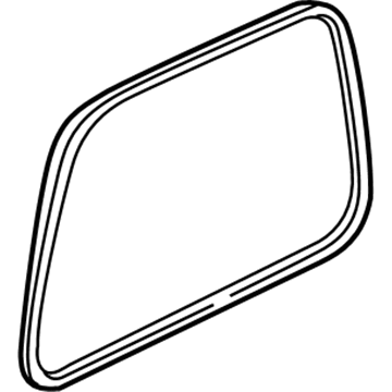 Jeep 55395175AA MOLDING Quarter Window