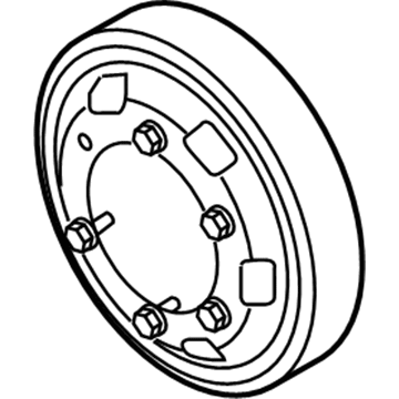 Ram 68209745AA PULLEY Fan