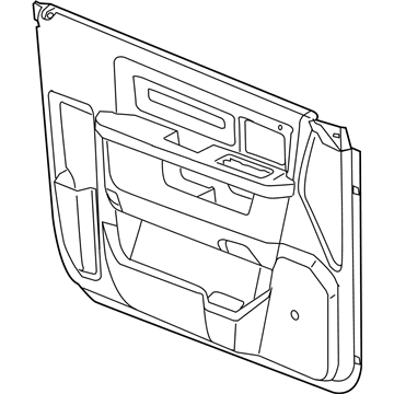 Ram 1EA24XDVAF PANEL Front Door Trim
