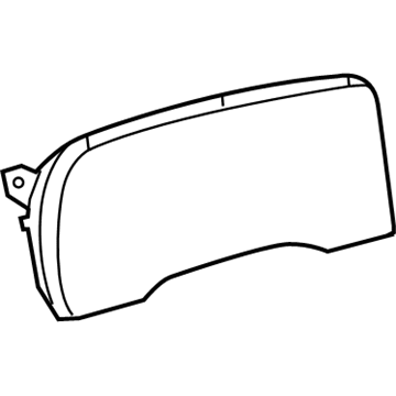 Jeep 68001784AA MASK Instrument Cluster