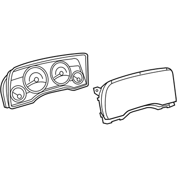 Jeep 68233466AE CLUSTER Instrument Panel