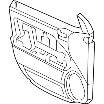 Dodge 1DL40BDAAA PANEL Door Trim Front