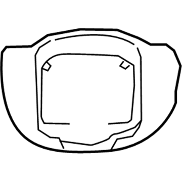 Jeep 5MT24DX9AB GAP HIDER Steering Column Shroud