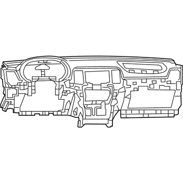 Mopar 5MT181X9AA Instrument Panel Base Panel