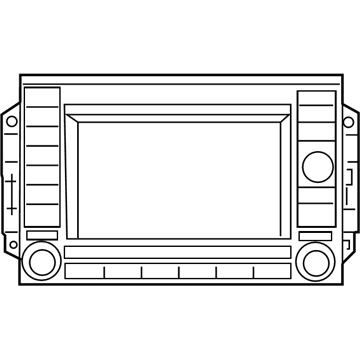 Jeep 68259483AA RADIO MULTI Media