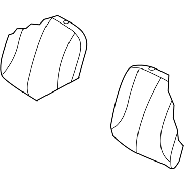 Dodge 1DN081J3AA COVER Front Seat Back