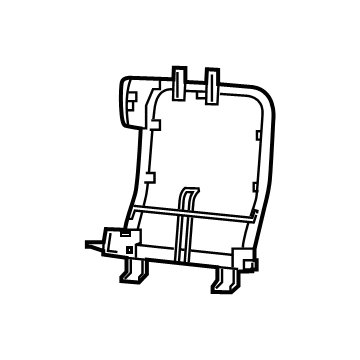 Jeep 68290646AA FRAME Rear Seat Back 40%