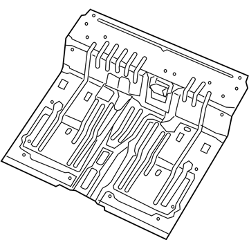 Jeep 68342066AA PAN Rear Floor