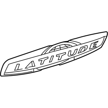 Jeep 68256483AA Nameplate