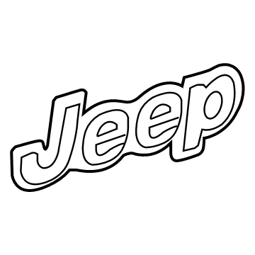 Jeep 68247414AA Nameplate