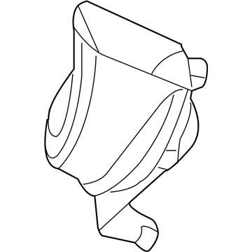 Dodge 68386896AA HORN AND BRACKET High Note