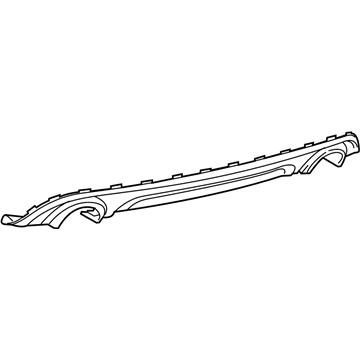 Mopar 68225383AA Valance Rear
