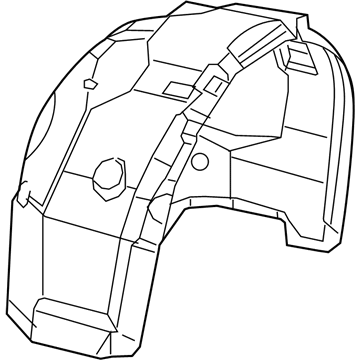 Mopar 68228448AC Shield Splash Front