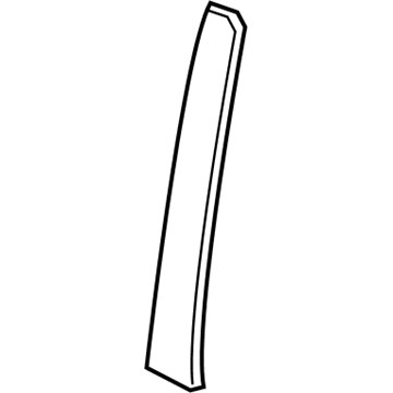 Mopar 57010384AB Applique B Pillar Front