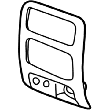 Jeep 5JC87DX9AA BEZEL Instrument Panel Center