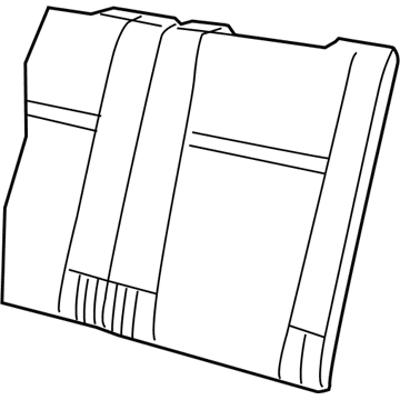 Dodge 1RU95XDVAA COVER Rear Seat Back