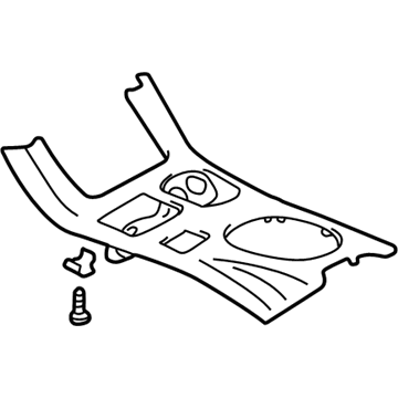 Chrysler MR646240 PANEL Floor Console