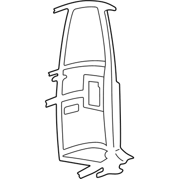 Dodge 55346705AH PILLAR Rear Cargo Door Hinge Dual Doors