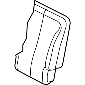 Chrysler 1FE161D5AA COVER Rear Seat Back