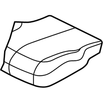 Chrysler 1BC561DVAA COVER Rear Seat Cushion