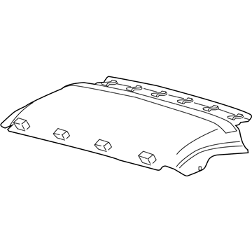 Ram 5QY70LWRAC TRIM COVER Headliner