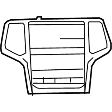 Jeep 1TG01XSAAC BEZEL Instrument Panel Center