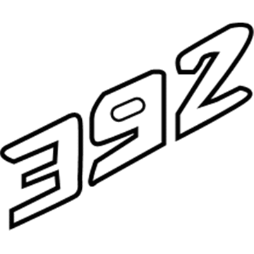 Dodge 6DA69XXXAB DECAL Fender 392