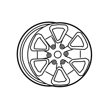 Ram 5YD53LS1AA WHEEL Aluminum