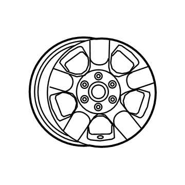 Ram 5YD45LS1AA WHEEL Aluminum